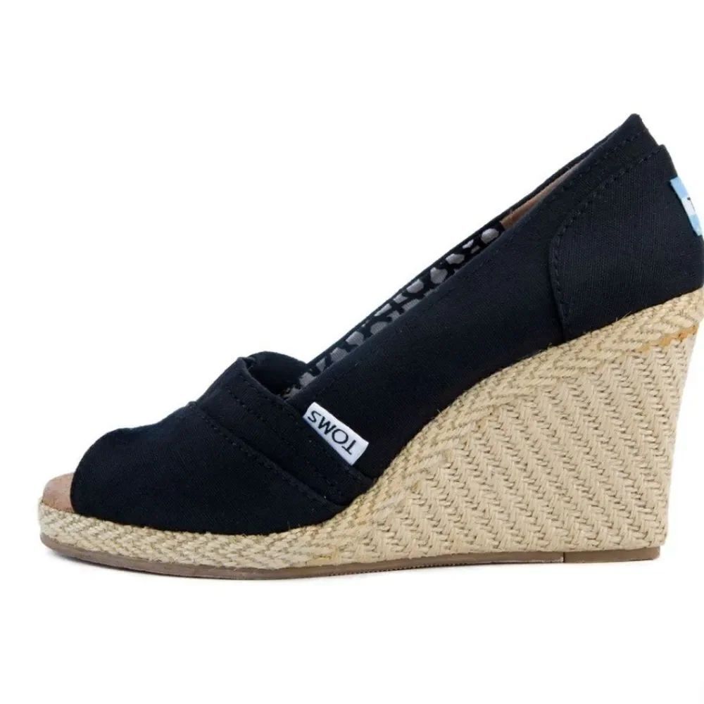 TOMS CLASSIC CANVAS WEDGE SANDAL - Picture 9 of 16